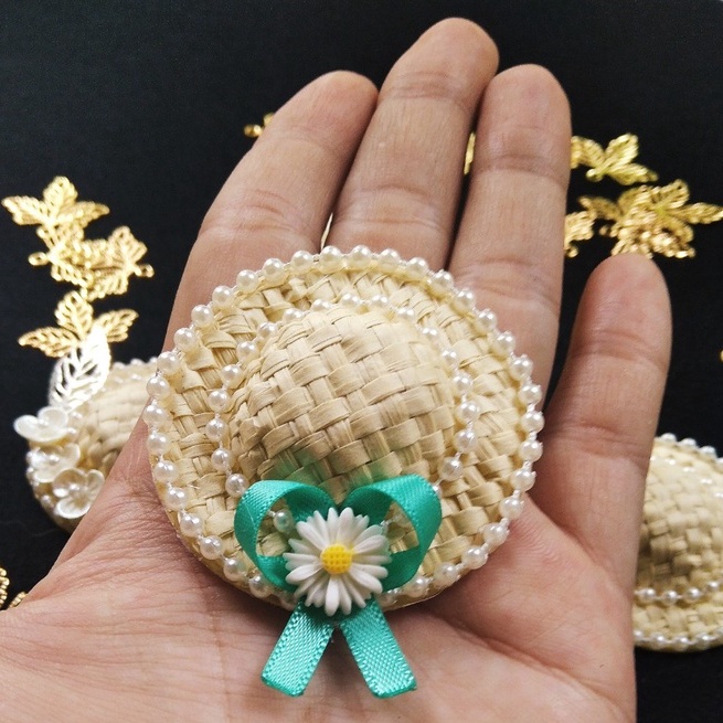 Kẹp Nón handmade mini/Kẹp mái cho bé