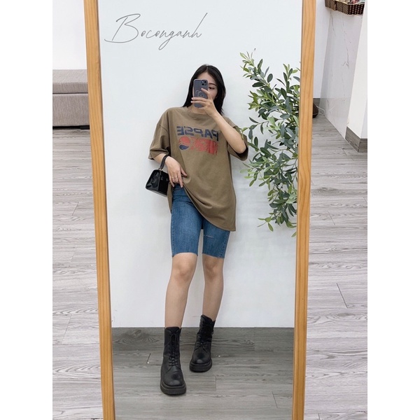 Áo Thun Papse AH125 Mác 3158 Form To Rộng Unisex Hàng Quảng Châu Loại 1