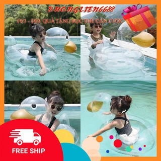 Phao bơi vịt trong suốt