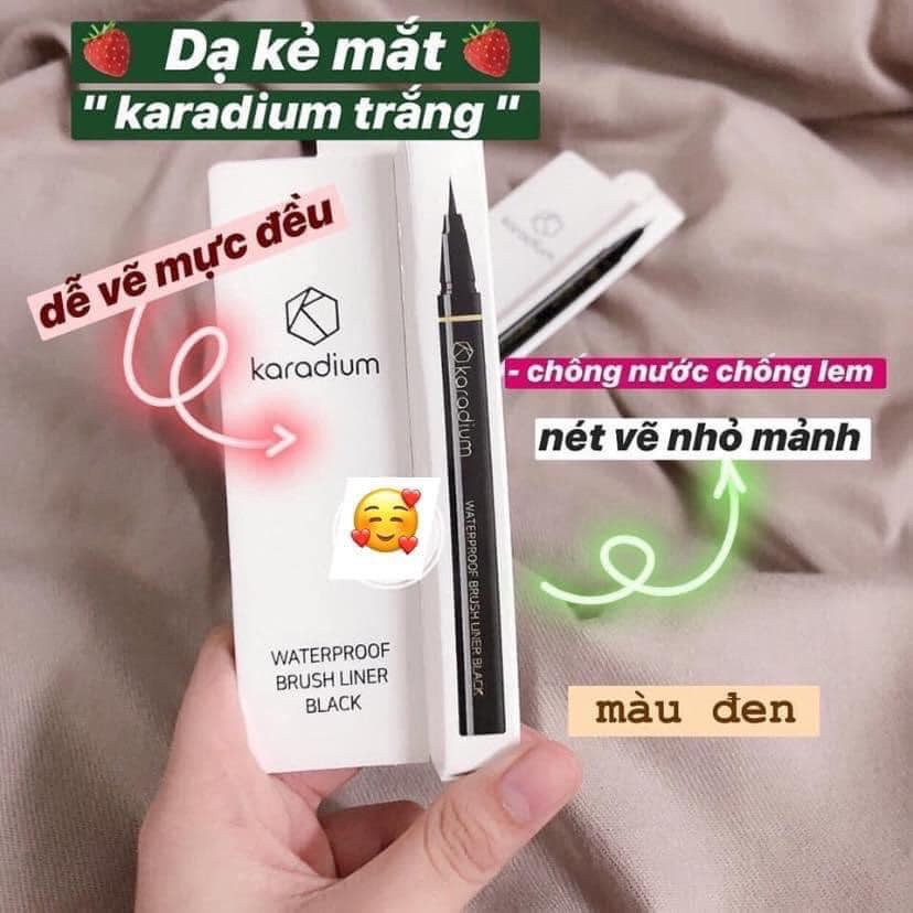 Kẻ Mắt Karadium Waterproof Eyeliner Pen Black