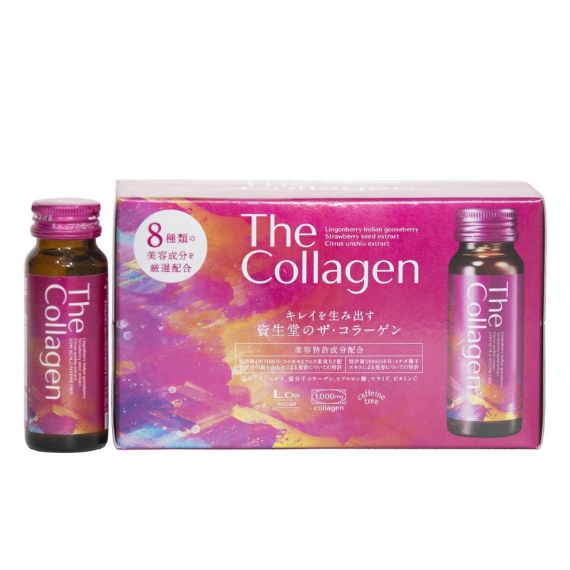 The Collagen Shiseido dạng chai nước uống Nhật Bản giúp đẹp da, tóc, móng