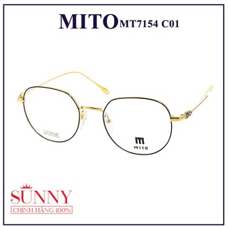 MT7154 - Gọng kính Mito unisex chính hãng Italia - - kèm tem chống hàng giả do bộ công an cấp