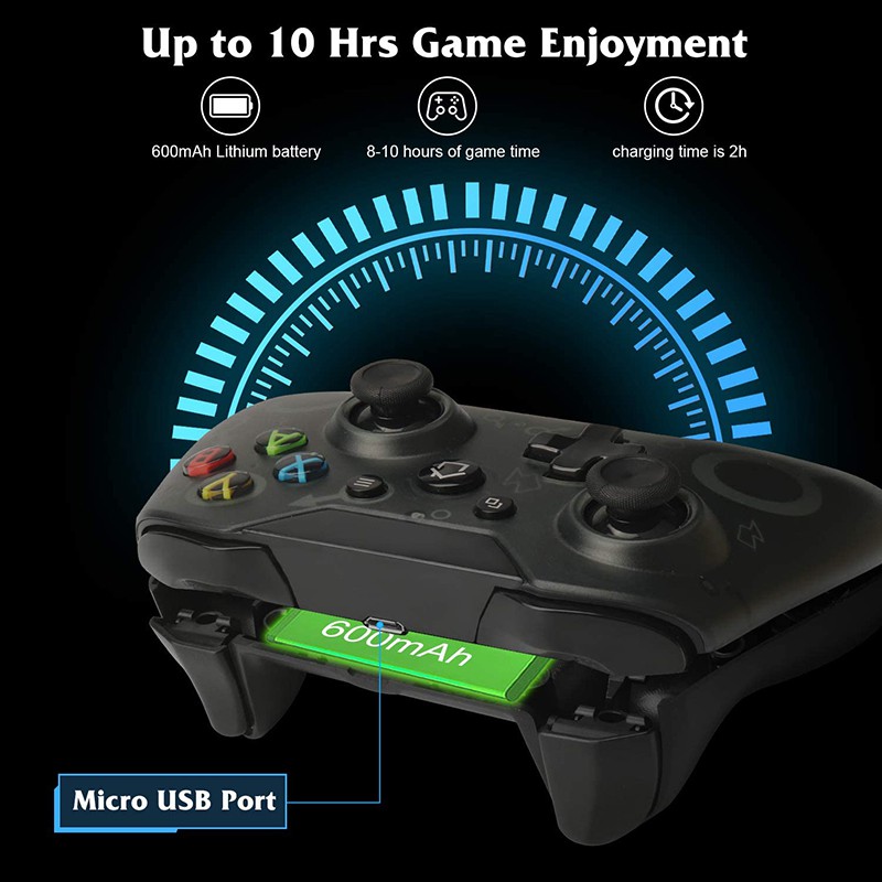 XBOX Tay Cầm Chơi Game Không Dây 2.4ghz Cho Xbox One / One S / One X / P3 / Windows