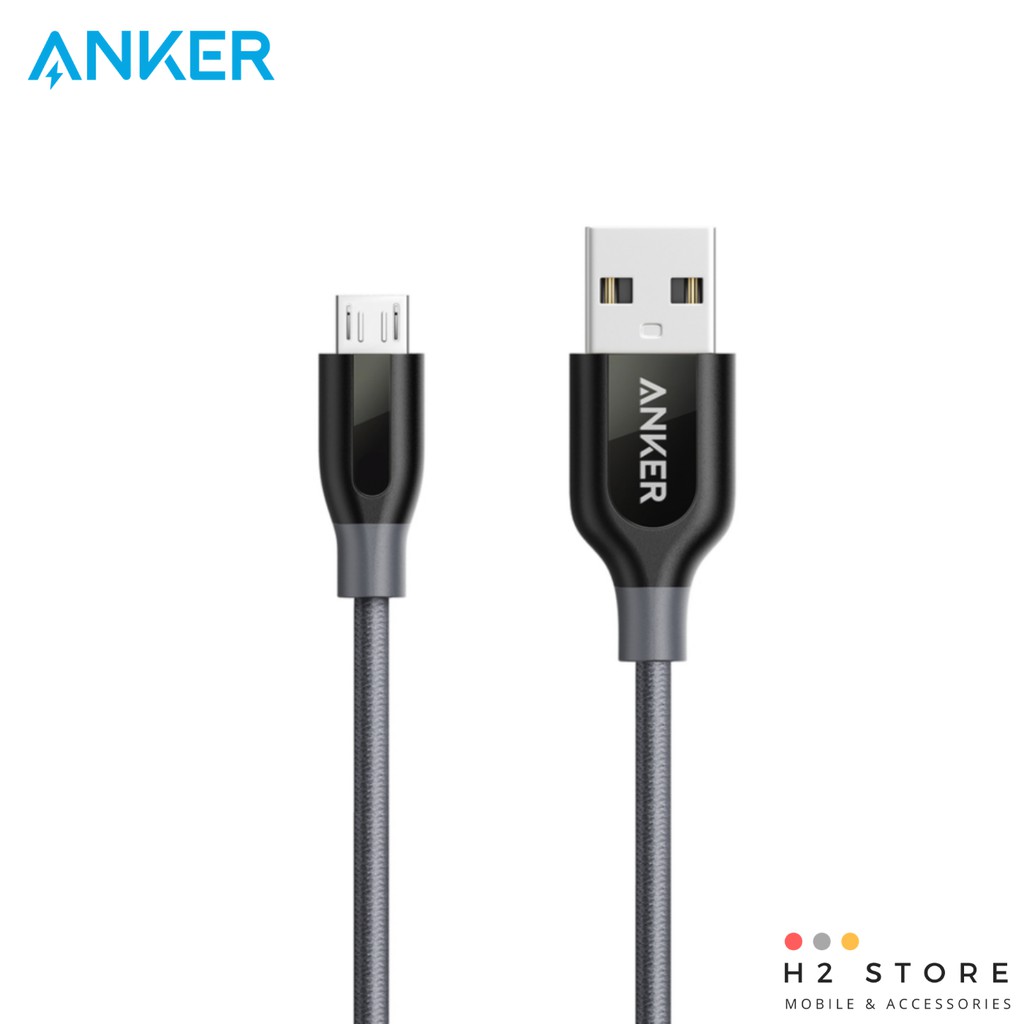 Cáp sạc ANKER PowerLine+ Micro USB dài 0.9m - A8142