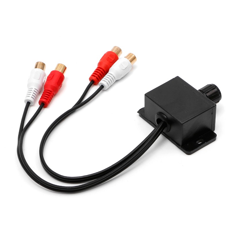 SELღUniversal Car Audio Amplifier Bass RCA Level Remote Volume Control Knob LC-1