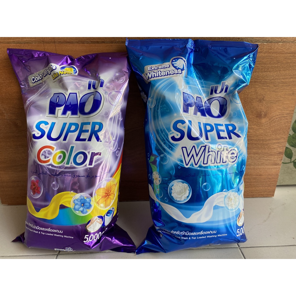 Bột Giặt PAO 5 Kg Thái Lan Chính Hãng TEM nhập Khẩu