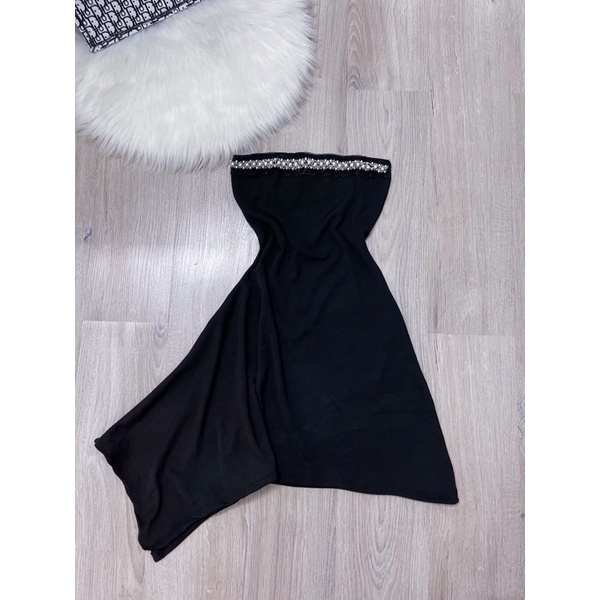 Đầm ống đính cườm dáng ngắn - CarotShop