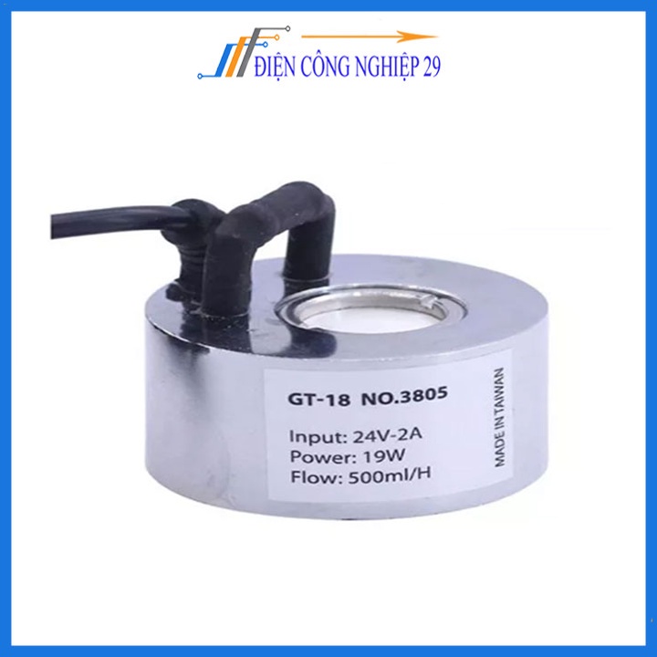 Combo Động Cơ Phun Sương GT-18 Không Led Công Suất Cao và Adapter 24V-2A