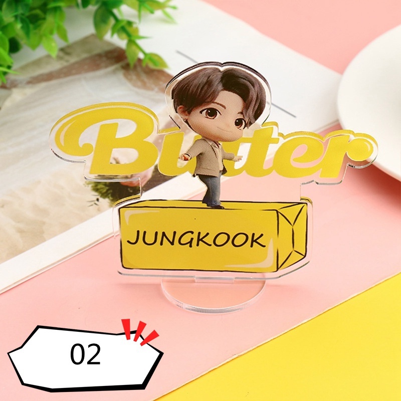 Mô Hình Nhân Vật Jin / Suga J-Hope Rm Jimin V Jung Vartoon Dễ Thương Để Bàn Trang Trí Nhà Cửa