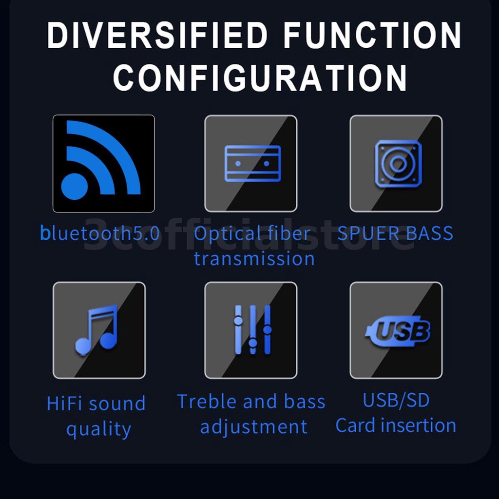 Bộ Khuếch Đại Âm Thanh Hifi 12V Chuyên Dụng Cho Loa Xe Hơi