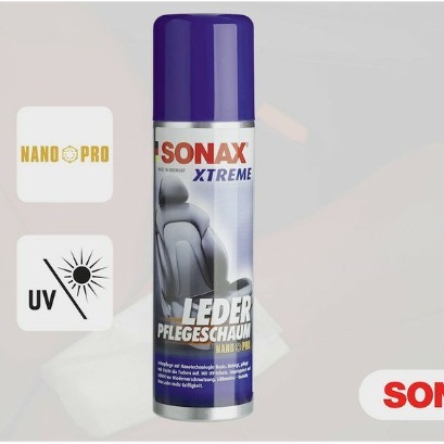 [ Tặng Khăn ] Dung Dịch Làm Sạch Và Bảo Dưỡng Ghế Da - Sonax Xtreme Leather Care Foam 250ml - Sonax 289100