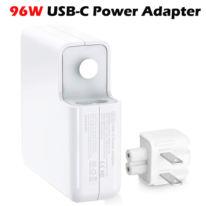 Bộ chuyển đổi nguồn USB-C 96W MỚI và cáp sạc USB-C Tương thích cho Macbook air pro