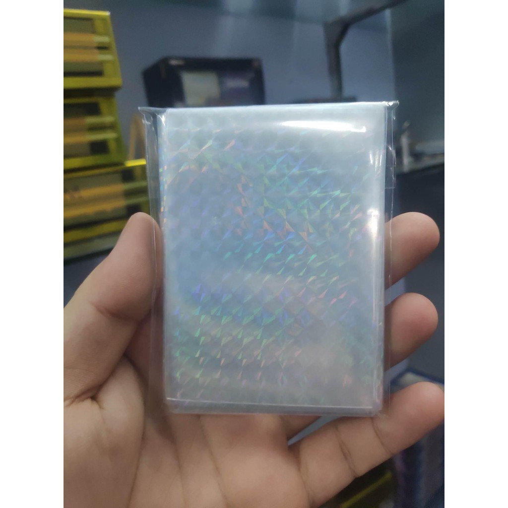 [ Dưa Hấu Yugioh ] Bọc bài Foil Sleeve cho Pokemon Size 65mm x 90mm - Sleeve bịch 50 cái