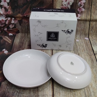 Dĩa sứ trắng Minh Long tròn sâu lòng 23,25,27cm - dĩa sứ trắng minh long tròn sâu lòng