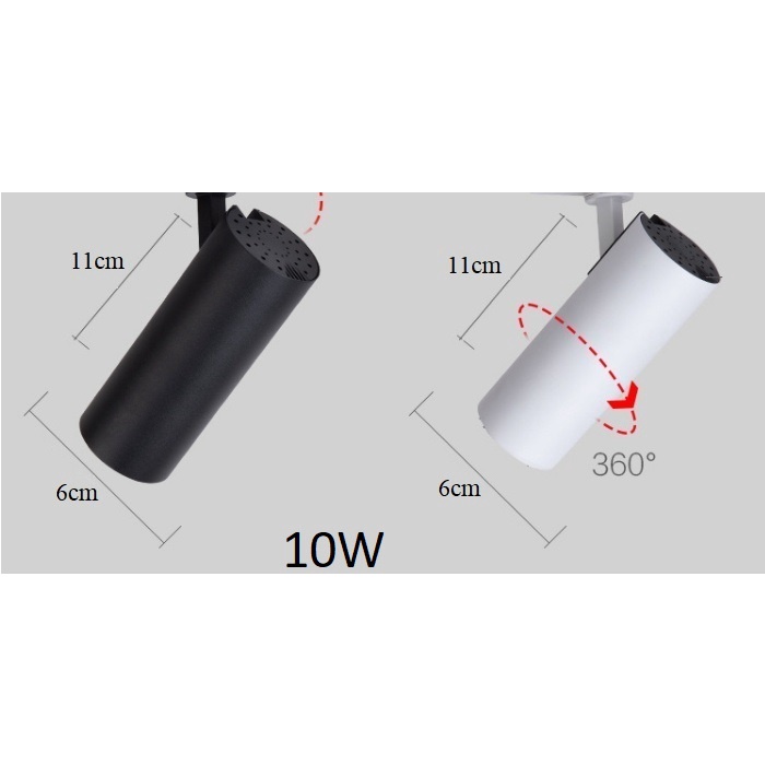 Đèn Rọi Ống Bơ 10W/20W Ốp Trần, Ốp Tường, Soi Tranh Chất Lượng Cao HL Lighitng