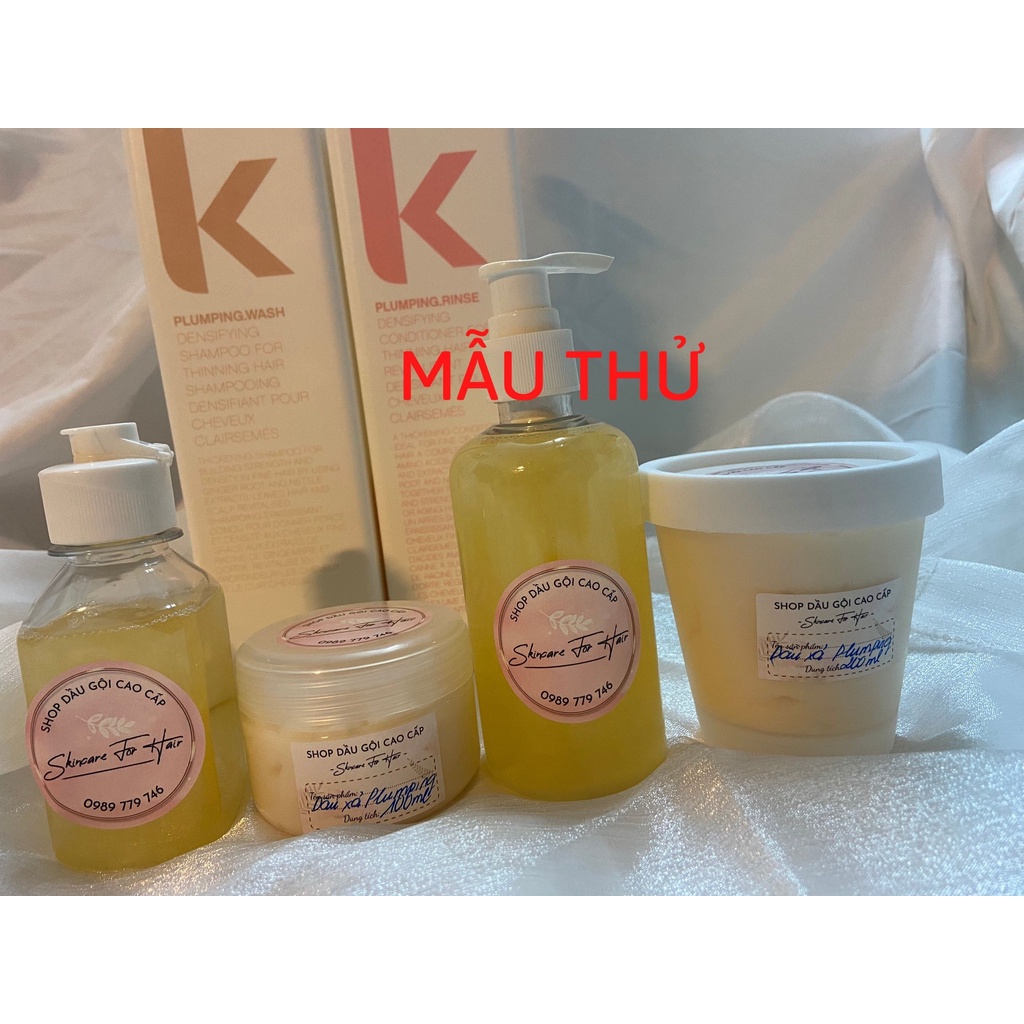 Dầu gội xả Kevin Murphy Plumping dung tích dành cho tóc dầu, mỏng, thưa, rụng