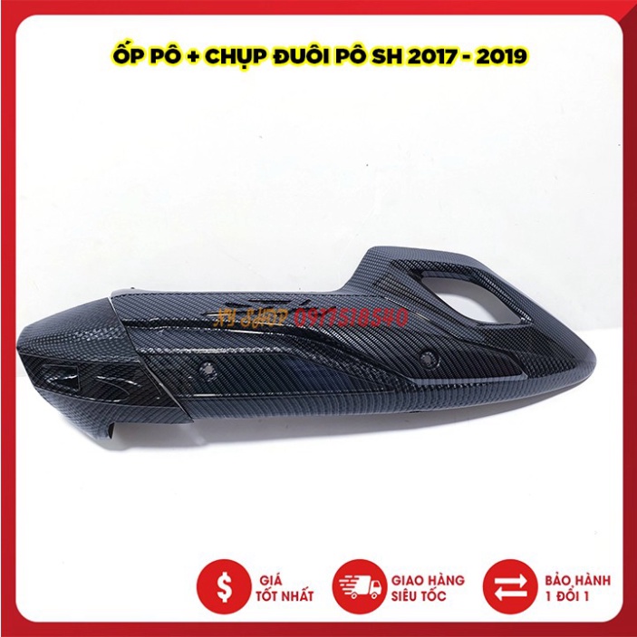 Combo Bộ sơn Carbon 4 món cho Sh việt 2017 tới 2019 Ảnh thật Sp