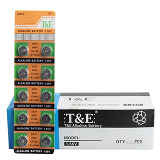 Vỉ Pin Hạt Nút 10 viên AG10