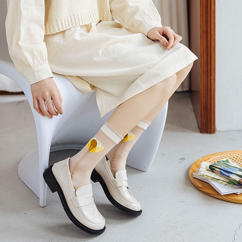 Tất Thời Trang Mùa Hè In Hoa Phong Cách Lolita Nhật Bản Dành Cho Nữ VANES1