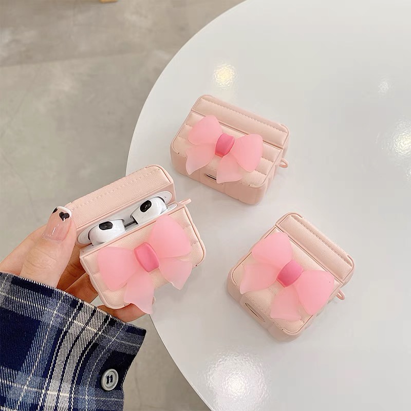Vỏ Bảo Vệ Hộp Sạc Tai Nghe Bluetooth airpods 1 / 2 pro 3 Hình Chiếc Áo Khoác Màu Hồng Dễ Thương Mới