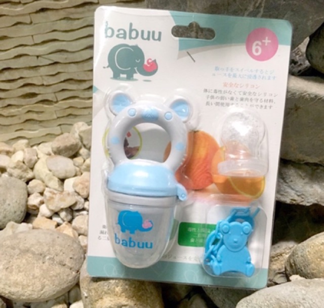 Núm nhai ăn dặm hoa quả Babuu Nhật nhập khẩu