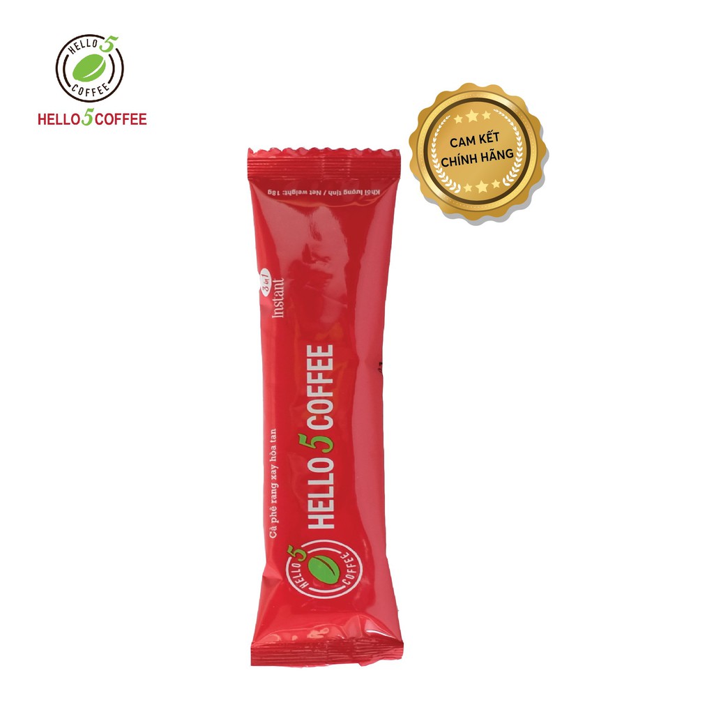 Cafe Sữa Hòa Tan 3 in1 - Hello 5 Coffee - Gói 18g | BigBuy360 - bigbuy360.vn