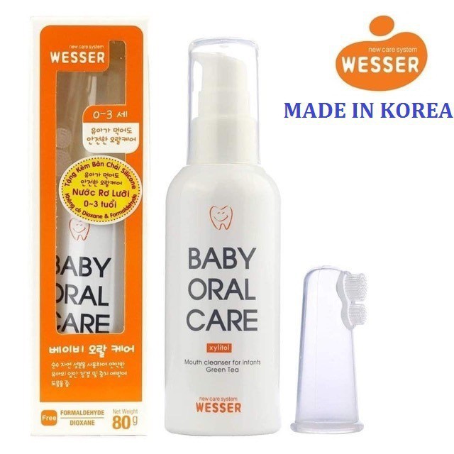 Nước Rơ Lưỡi Nuốt Được - Wesser (Made in Korea)
