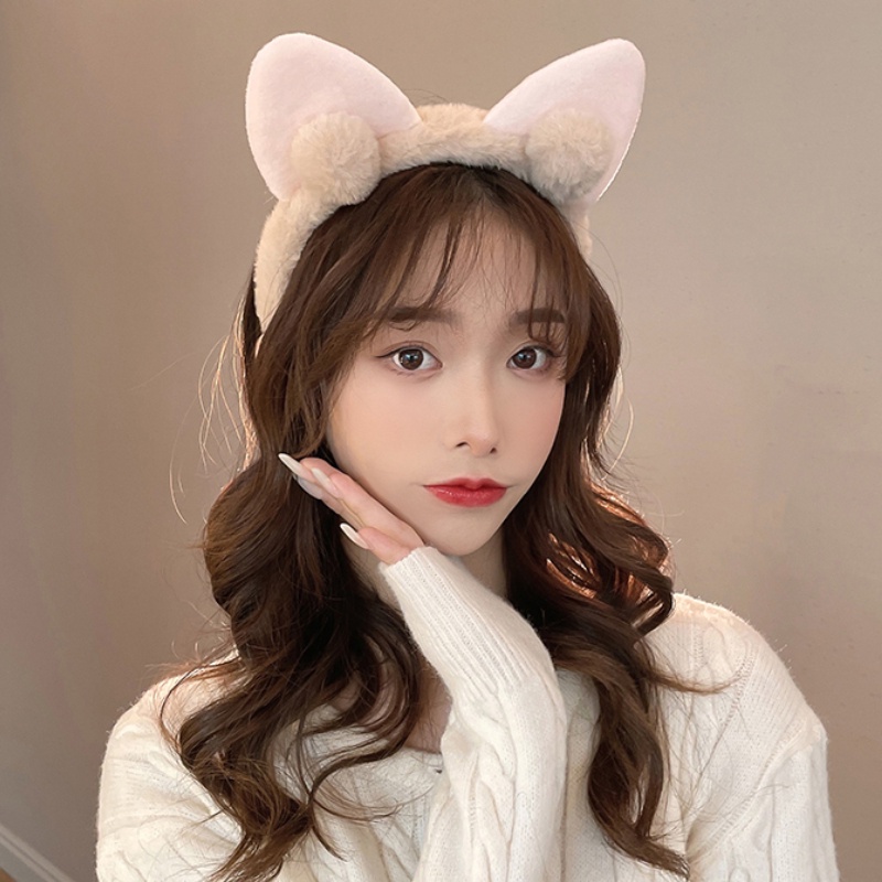 Băng Đô Tai Mèo Bằng Lông Nhung Dễ Thương Xinh Xắn