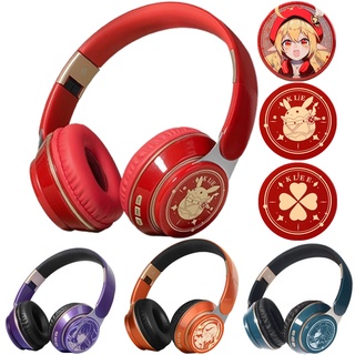 Tai Nghe Chụp Chup Tai Bluetooth Không Dây Chống ồn Blutooth Chơi Chơi Game Tai Nghe Pro Gameming Gaming Genshin Impact Android Headphone Có Mic