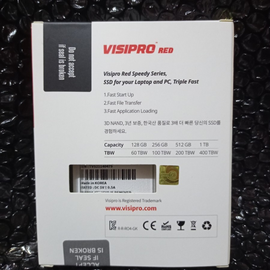 Thẻ bài đồ chơi Ssd VISIPRO 128GB II 3 năm | BigBuy360 - bigbuy360.vn