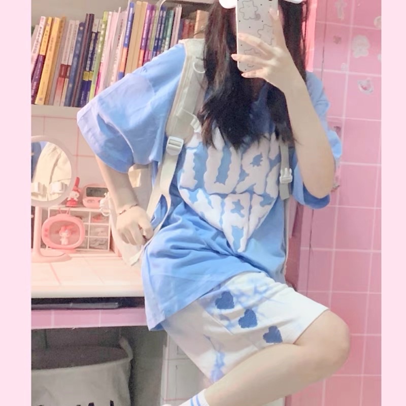 Sét áo chữ ngực + quần loang tim | BigBuy360 - bigbuy360.vn