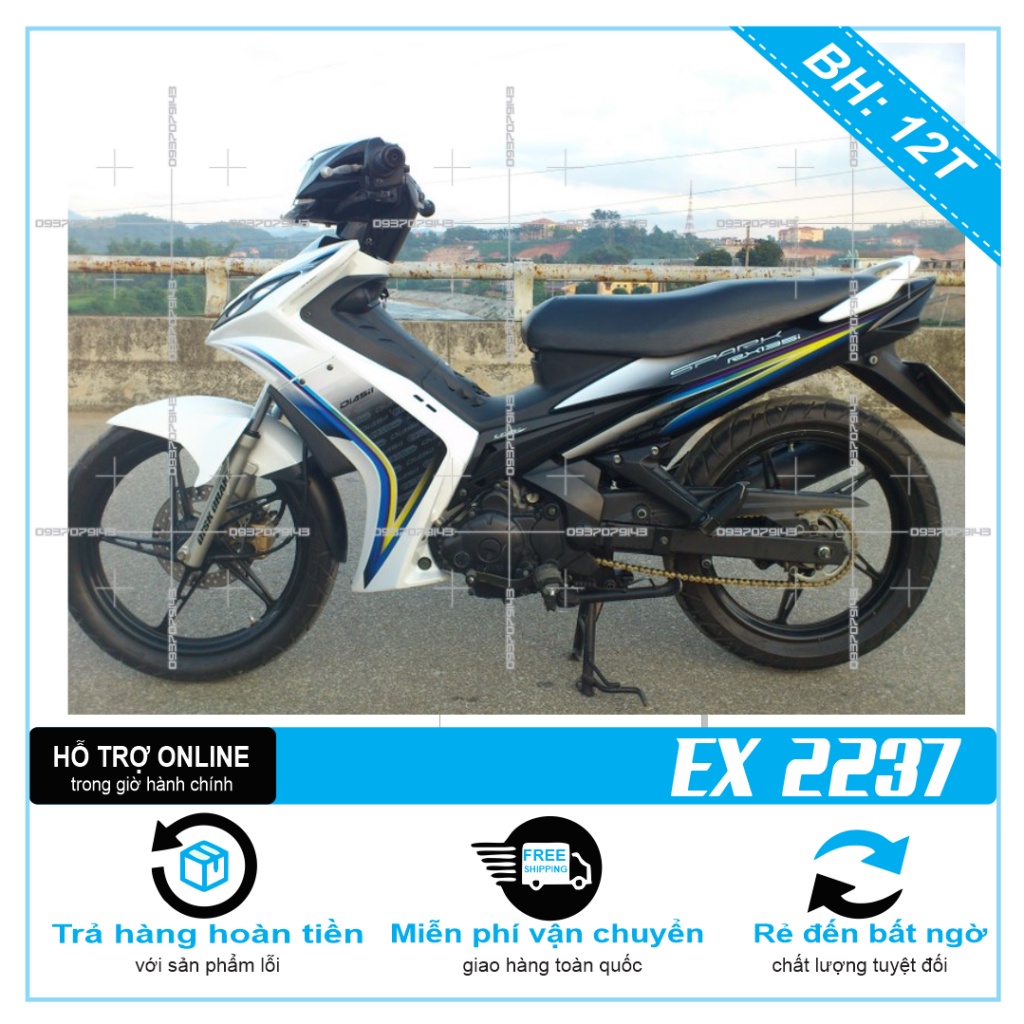 TEM RỜI EX SPARK THÁI 2010 -- SHIN DECAL 2