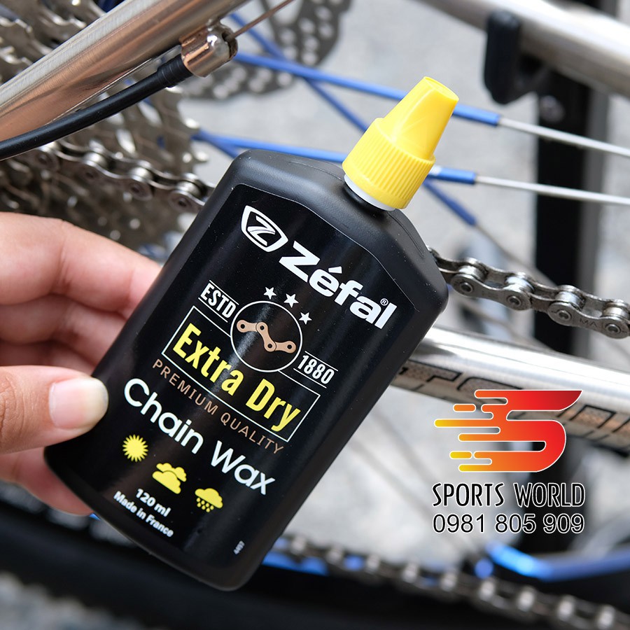 Dầu nhớt tra sên xe đạp ZEFAL EXTRA DRY 120ml