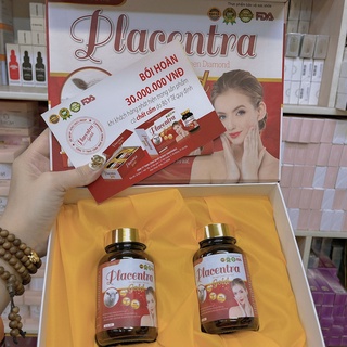 Viên uống nhau thai cừu placentra gold sét 2 lọ x 30 viên