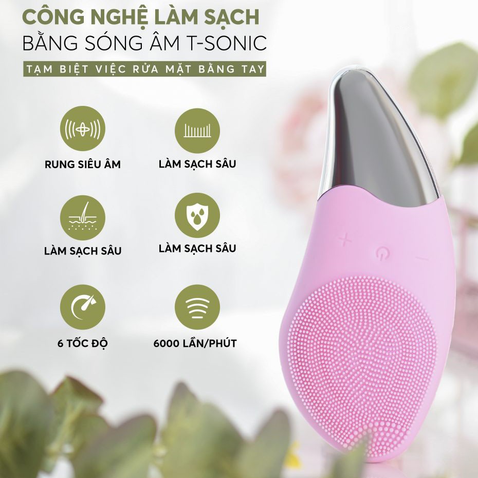 Máy Rửa Mặt Massage Mặt Chính Hãng SONIC FACIAL CLEANSING STANDARD-hàng nhập chính hãng | BigBuy360 - bigbuy360.vn