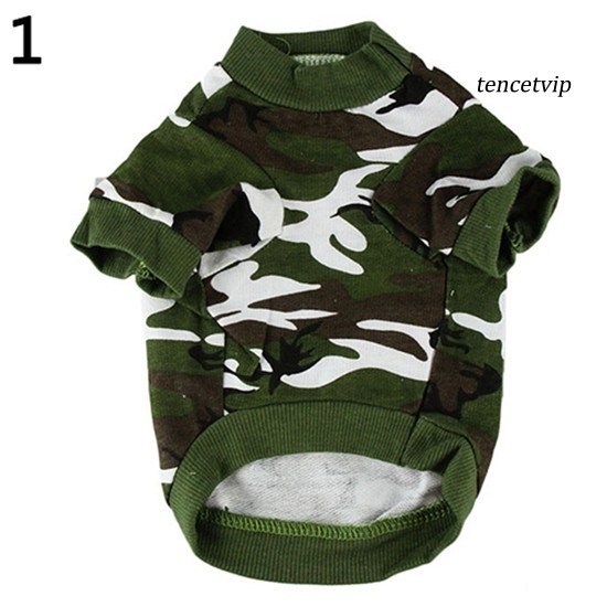 Áo Cotton Họa Tiết Rằn Ri Cho Thú Cưng