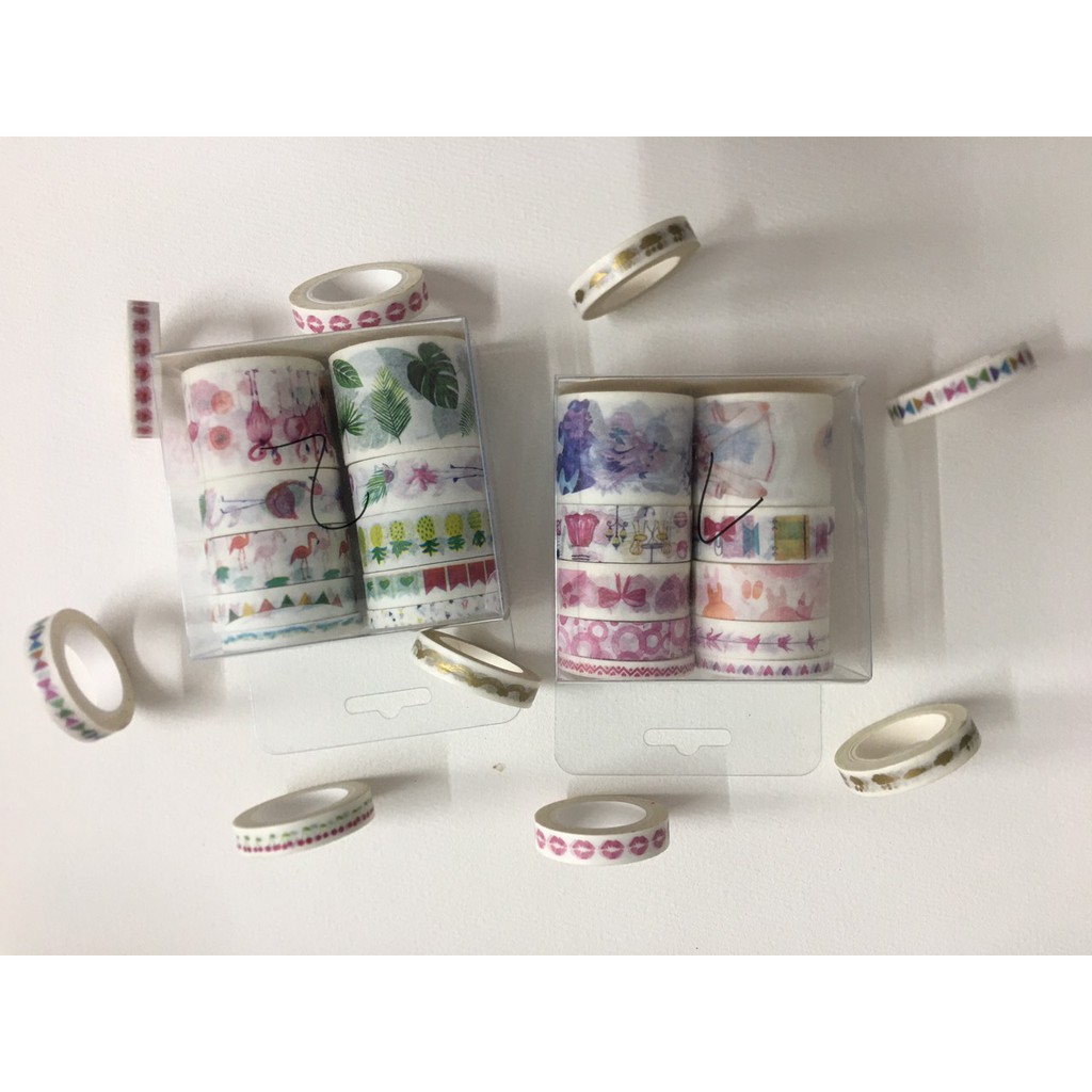 BĂNG DÍNH WASHI TAPE [ SIÊU RẺ ] DỄ THƯƠNG