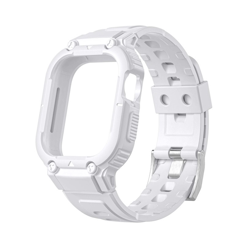 Ốp Dây Đeo Đồng Hồ Bằng TPU Silicone 44mm 45mm 42mm 40mm 38mm Cho Iwatch Series 7 6 5 4 3 SE