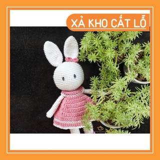 [Deal Shock] [Xả Hàng] Thỏ Váy Hồng Điệu Đà – Quà tặng bé gái – Made By Bunny