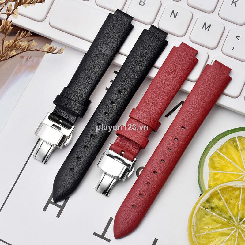 Dây đeo bằng da thật cho đồng hồ Citizen Eco-Drive EM0550/0553