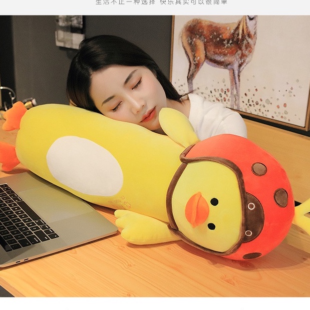 Gấu Bông Con Vịt Vàng, Vịt Đội Nón Bảo Hiểm Cute, Gấu Bông Cao Cấp