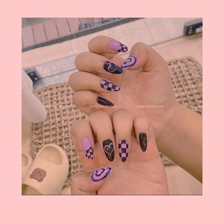 [Nailbox] Móng up nailbox caro tím