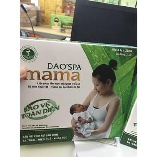 Hộp 3 chai dung dịch xông tắm cho mẹ sau sinh dao spa mama 250mlx