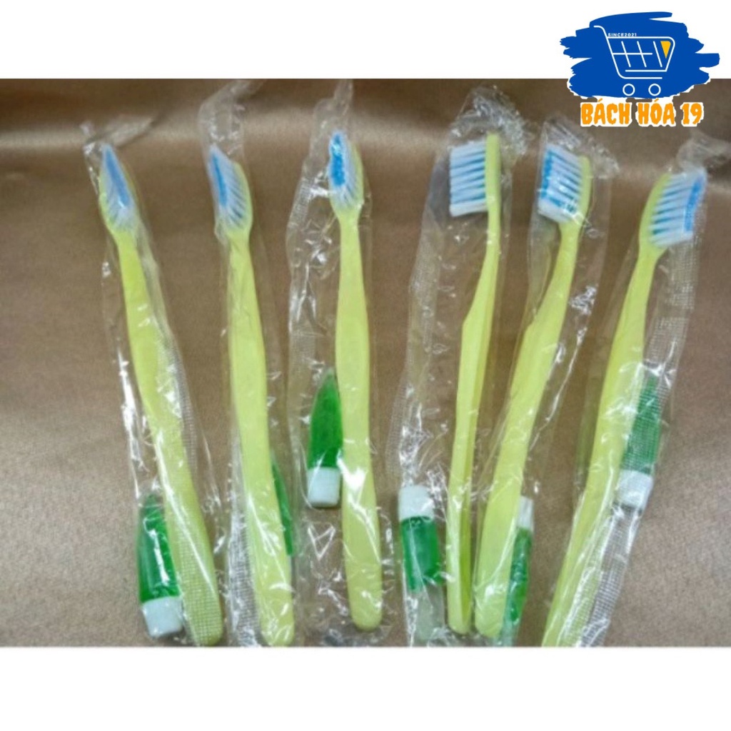 💥Rẻ nhất thị trường💥Bàn chải đánh răng dùng 1 lần hoặc vài lần, bàn chải khách sạn có kèm kem- loại 1 cứng cáp