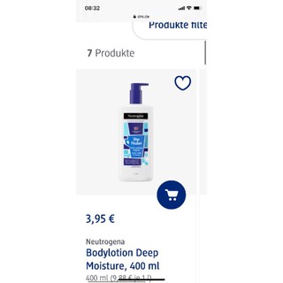 Hàng Đức Sữa dưỡng thể Neutrogena Deep Moisture Bodylotion