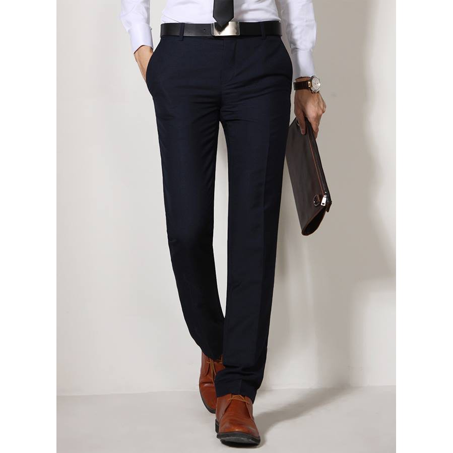 quần âu đen Owen cao cấp slim fit QS80724 | BigBuy360 - bigbuy360.vn