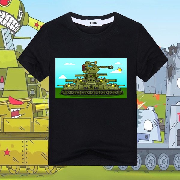 (BÁN CHẠY) BST in áo hình pháo đài hoàn thành-phim hoạt hình xe tăng độc đẹp - có size trẻ em