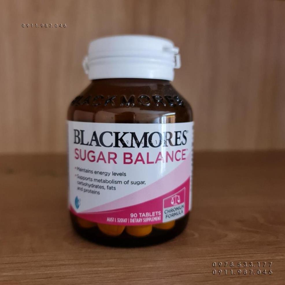 Viên uống cân bằng đường huyết Blackmore Sugar Balance Úc chính hãng mẫu mới 2021