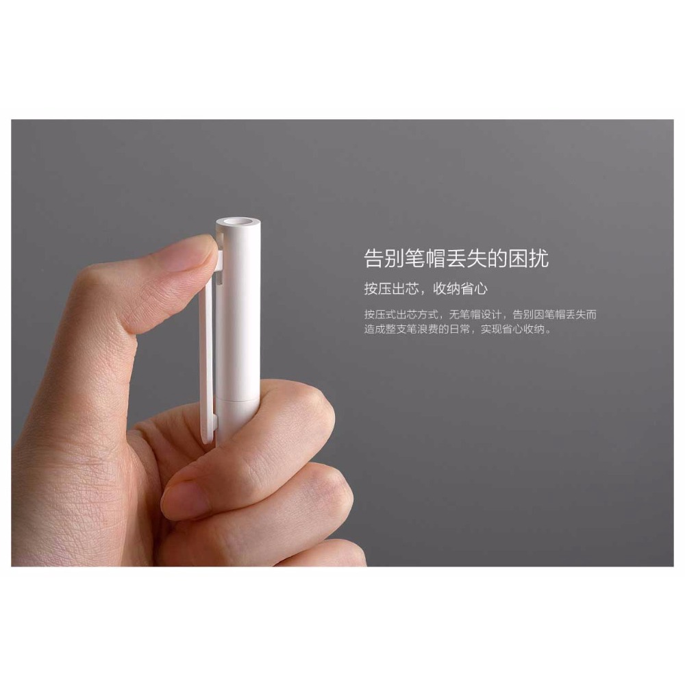 Set 10 Ruột Bút Bi Mực Gel Xiaomi 9.5mm