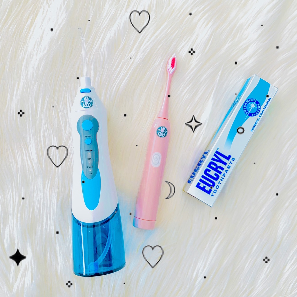 ☘ Máy Tăm Nước Vệ Sinh Răng Miệng Oral Irrigator Phiên Bản Nâng Cấp Nhập Khẩu Chính Hãng (Tặng Kèm Đầu Xịt)